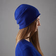 Mütze Nora, Royalblau, 50% Kaschmirwolle & 50% Wolle