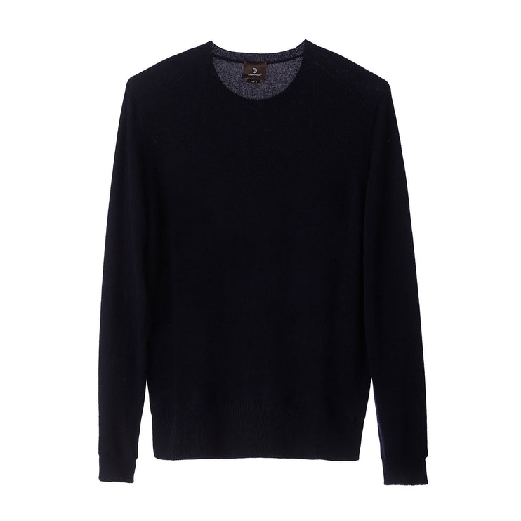 Kaschmirpullover Nora Mitternachtsblau, 50% Kaschmirwolle & 50% Wolle | URBANARA Loungewear