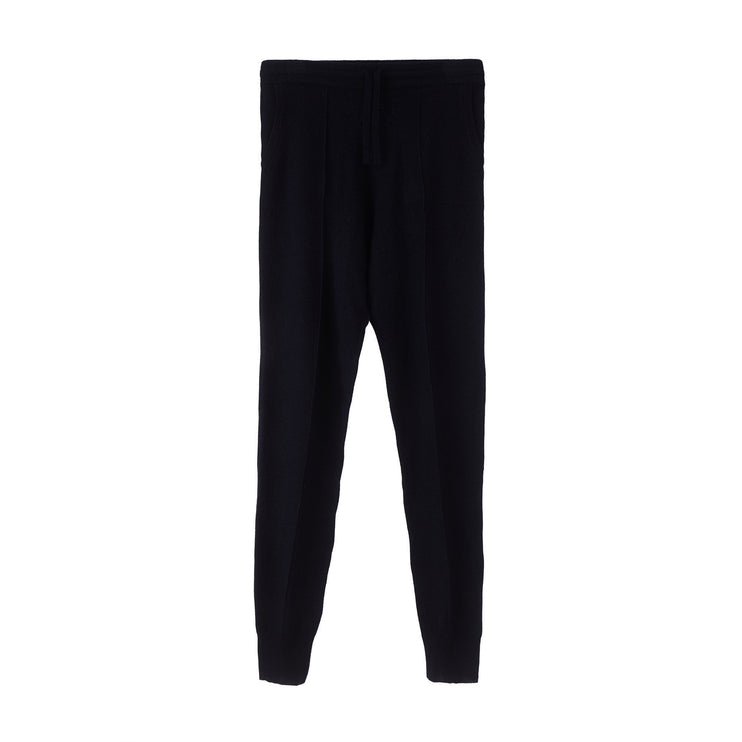 Jogginghose Nora, Mitternachtsblau, 50% Kaschmirwolle & 50% Wolle | Hochwertige Wohnaccessoires