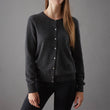 Strickjacke Nora, Anthrazit, 50% Kaschmirwolle & 50% Wolle