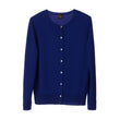 Strickjacke Nora, Royalblau, 50% Kaschmirwolle & 50% Wolle | URBANARA Loungewear