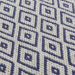 Läufer Barota in Ultramarinblau & Weiß aus 100% PET | Entdecken Sie unsere schönsten Wohnaccessoires