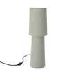 Tischlampe Kollur, Helles Graugrün, 100% Baumwolle & 100% Metall