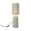 Tischlampe Kollur, Helles Graugrün, 100% Baumwolle & 100% Metall | URBANARA Tischleuchten