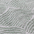 Teppich Shipry, Graugrün & Naturweiß, 100% Baumwolle | Hochwertige Wohnaccessoires