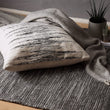 Pouf Balotra, Naturweiß & Schwarz, 90% Wolle & 10% Baumwolle | Hochwertige Wohnaccessoires