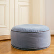 Pouf Deomaliin Blaugrau & Dunkelgrau | Schöne Ideen für Ihr Zuhause | URBANARA