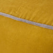 Pouf Godavari in Leuchtendes Senfgelb & Grau aus 100% Baumwolle | Entdecken Sie unsere schönsten Wohnaccessoires