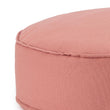 Canvas-Pouf Nashik [Papaya]