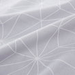 Renforcé-Bettwäsche-Set Albufeira Silbergrau & Weiß, 100% Baumwolle | Hochwertige Wohnaccessoires