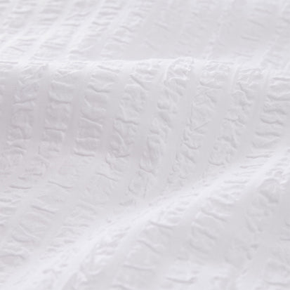 Seersucker-Bettwäsche Ansei in Weiß aus 100% Baumwolle | Entdecken Sie unsere schönsten Wohnaccessoires
