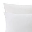 Bettdeckenbezug Aliseda, Weiß, 100% gekämmte Baumwolle | URBANARA Perkal-Bettwäsche