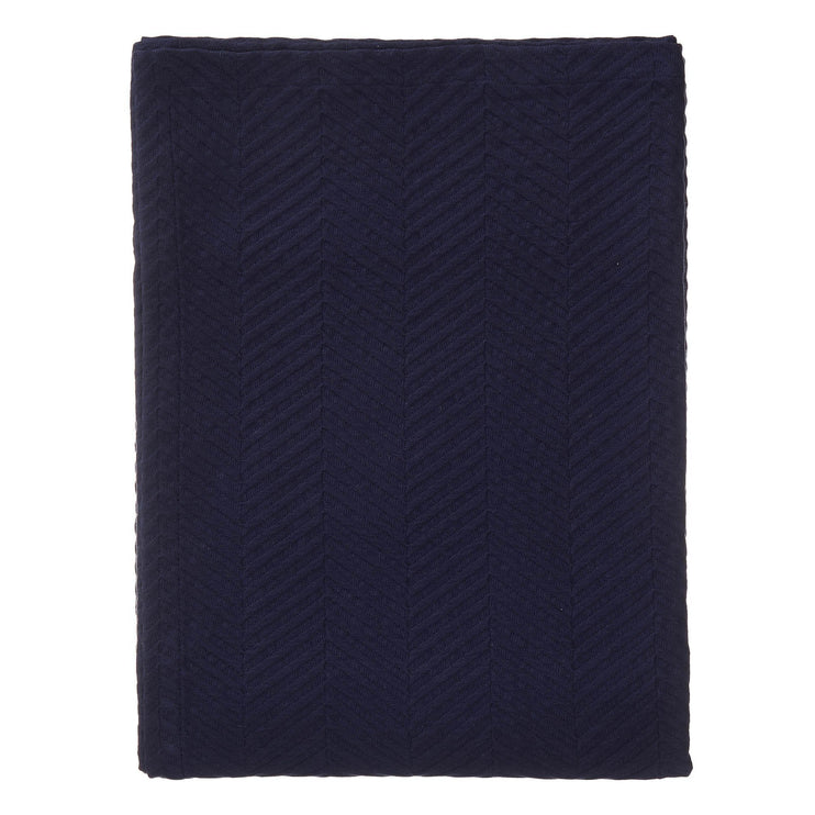 Tagesdecke Lixa, Dunkelblau, 100% Baumwolle