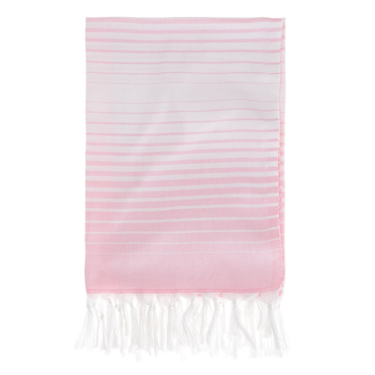 Hamamtuch Kadirli, Rosa & Weiß, 100% Baumwolle