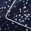 Kissenhülle Connemara, Dunkelblau & Weiß, 100% Baumwolle | Hochwertige Wohnaccessoires