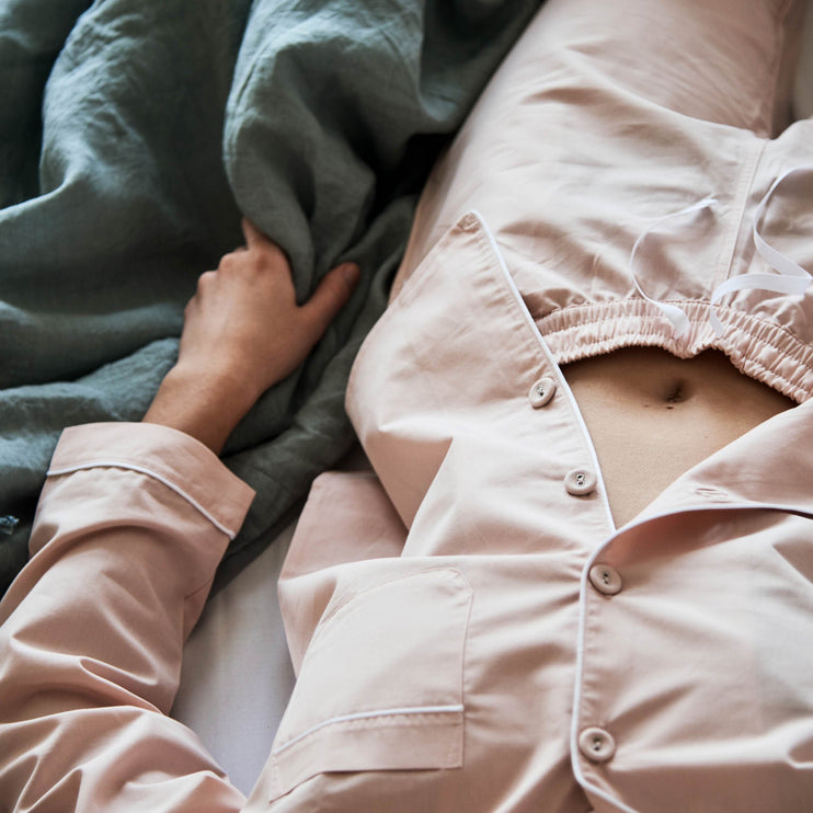 Pyjama Alvain Rosa & Weiß | Schöne Ideen für Ihr Zuhause | URBANARA