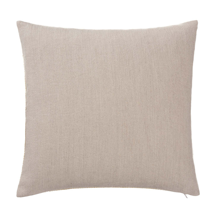 Kissenhülle Kovai, Leuchtendes Senfgelb & Natur, 50% Leinen & 50% Baumwolle | Hochwertige Wohnaccessoires