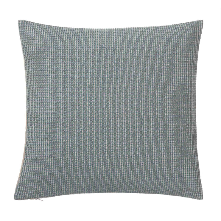 Decke Kovai in Grüngrau & Natur aus 50% Leinen & 50% Baumwolle | Entdecken Sie unsere schönsten Wohnaccessoires