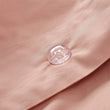 Kissenbezug Perpignan, Helles Altrosa, 100% gekämmte Baumwolle | Hochwertige Wohnaccessoires