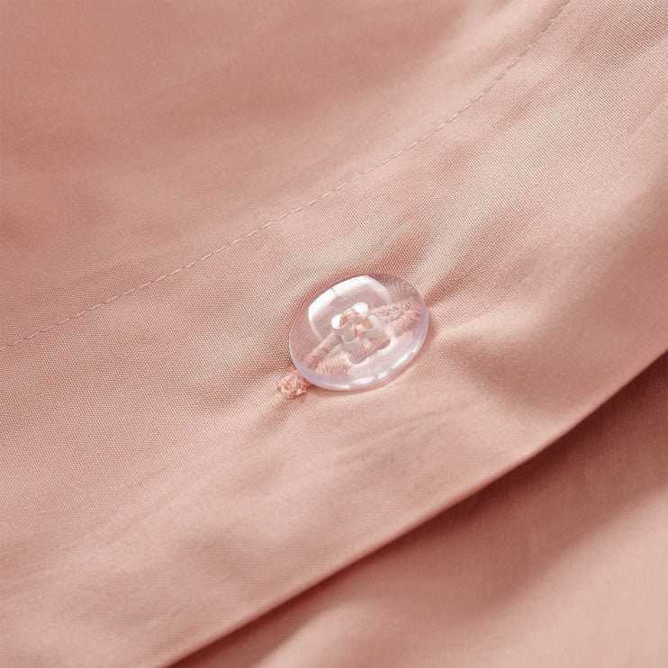 Bettdeckenbezug Perpignan, Helles Altrosa, 100% gekämmte Baumwolle | Hochwertige Wohnaccessoires