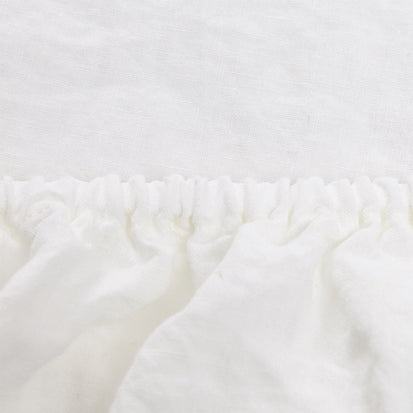 Spannbettlaken Mafaldain Weiß | Schöne Ideen für Ihr Zuhause | URBANARA