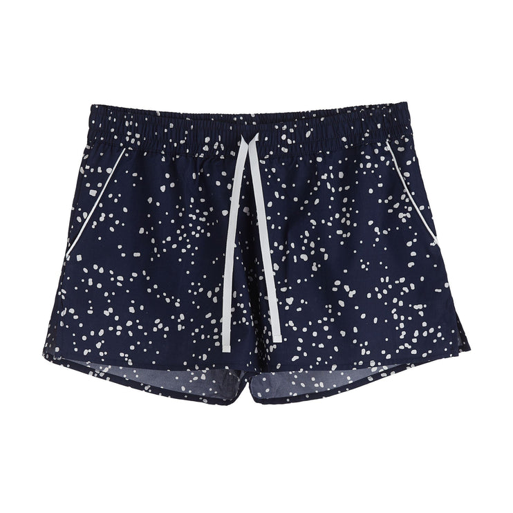 Pyjama Cova, Dunkelblau & Weiß, 100% Baumwolle | Hochwertige Wohnaccessoires
