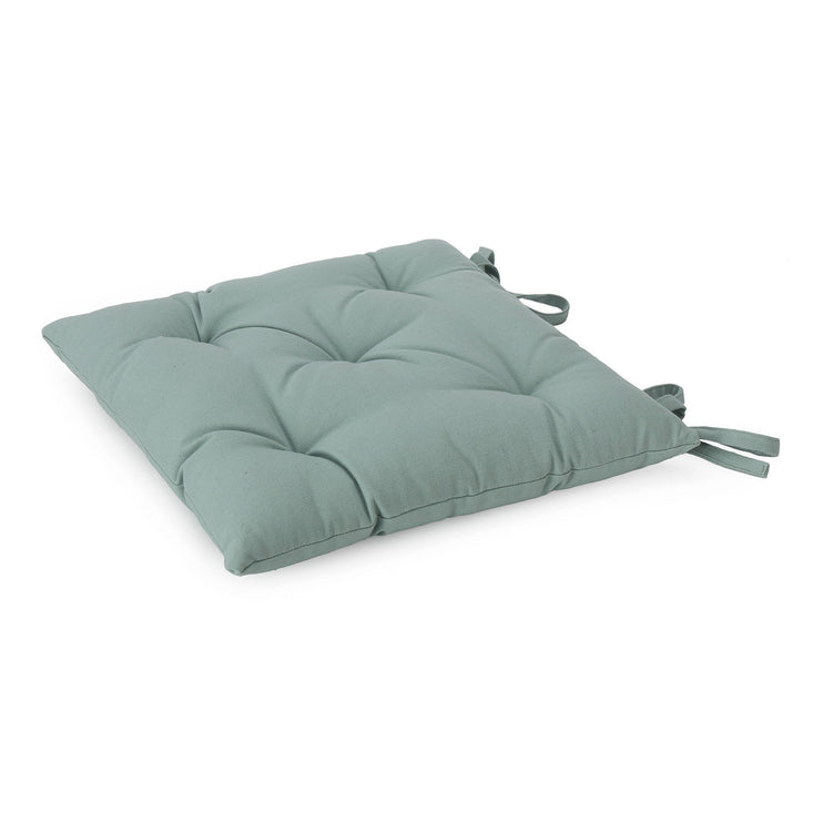 Kissen Isaka, Helles Graugrün, 100% Baumwolle & 100% Polyester