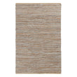 Teppich Metz Warmes Braun & Natur, 20% Jute & 20% Leder & 60% Baumwolle | URBANARA Juteteppiche