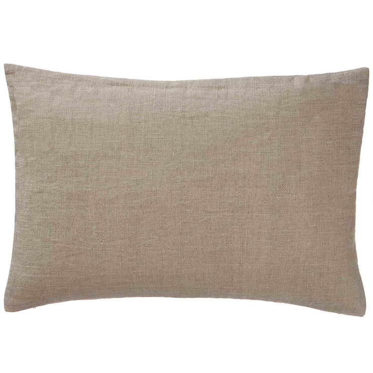 Kissenhülle Amreli, Grüngrau & Natur, 100% Baumwolle & 100% Leinen | Hochwertige Wohnaccessoires