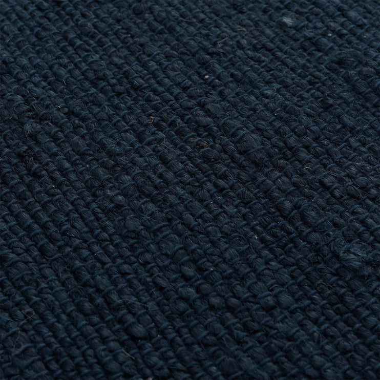 Teppich Gorbio, Blau, 90% Jute & 10% Baumwolle | Hochwertige Wohnaccessoires