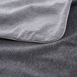 Kissenbezug Coria, Hellgrau-Melange & Anthrazit-Melange & Grau, 100% Baumwolle | Hochwertige Wohnaccessoires