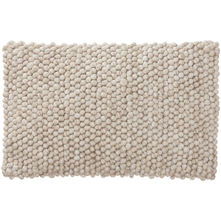 Kissenhülle Ravi Naturweiß, 70% Wolle & 30% Viskose