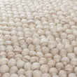Kissenhülle Ravi, Naturweiß, 70% Schurwolle & 30% Viskose & 100% Baumwolle | Hochwertige Wohnaccessoires