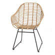 Rattan Stuhl Palu Natur, 100% Rattan | URBANARA Kleinmöbel