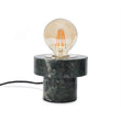 Tischlampe Udupi, Grün, 100% Marmor & 100% Messing