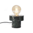 Tischlampe Udupi, Grün, 100% Marmor & 100% Messing | URBANARA Tischleuchten