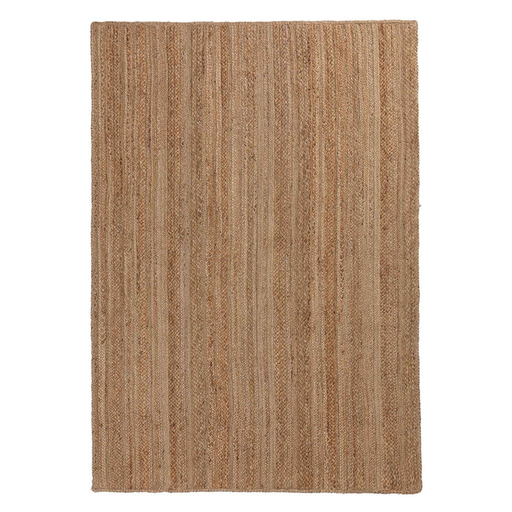 Teppich Levuo, Natur, 90% Jute & 10% Baumwolle | URBANARA Juteteppiche