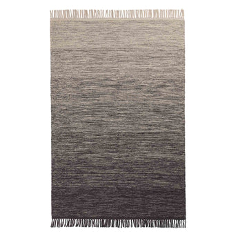 Teppich Ziller, Grau & Naturweiß, 100% Baumwolle | URBANARA Baumwollteppiche