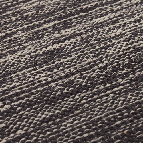 Teppich Ziller, Grau & Naturweiß, 100% Baumwolle | Hochwertige Wohnaccessoires