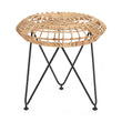 Hocker Palu, Natur, 100% Rattan