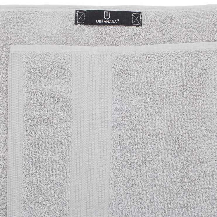 Handtuch Salema, Hellgrau, 100% Supima Baumwolle | Hochwertige Wohnaccessoires
