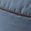 Pouf Deomali Blaugrau & Dunkelgrau, 100% Baumwolle | Hochwertige Wohnaccessoires