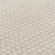 Wollteppich Kolong übergroß Eierschale, 100% Wolle | Hochwertige Wohnaccessoires