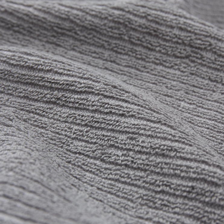 Handtuch Louzela Grau & Weiß, 100% Bio-Baumwolle | Hochwertige Wohnaccessoires