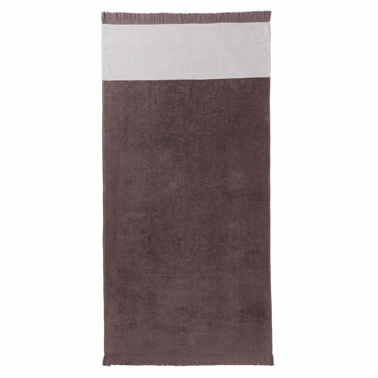 Strandtuch Luni, Grau, 100% Baumwolle