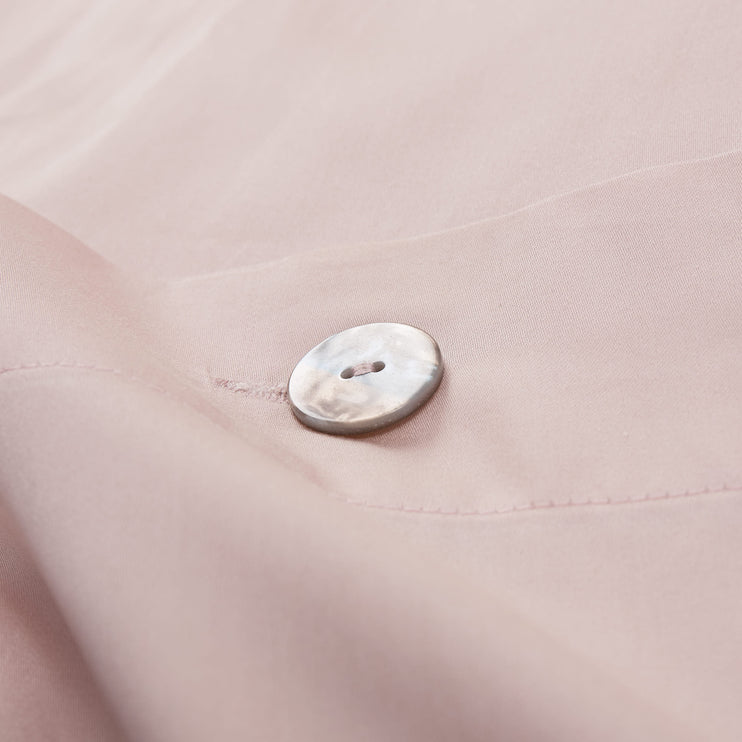 Satin-Bettwäsche Millau Zartrosa, 100% Baumwolle | URBANARA Satin-Bettwäsche