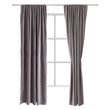 Vorhang-Set Samana Grau, 100% Baumwolle