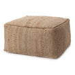 Jute-Pouf Sanchi Natur, 90% Jute & 10% Baumwolle