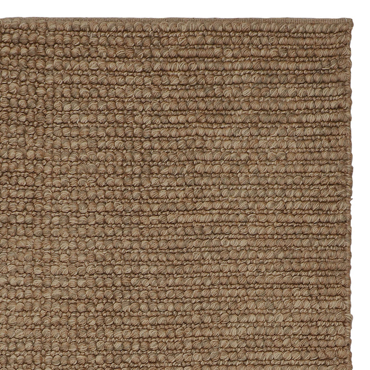 Jute-Läufer Telanga [Natur & Blasses Olivegrün & Elfenbein]