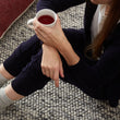 Jogginghose Nora, Mitternachtsblau, 50% Kaschmirwolle & 50% Wolle | URBANARA Loungewear